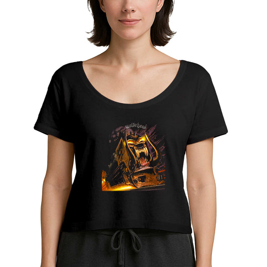 Motörhead Orgasmatron Siyah Kadın Tişört