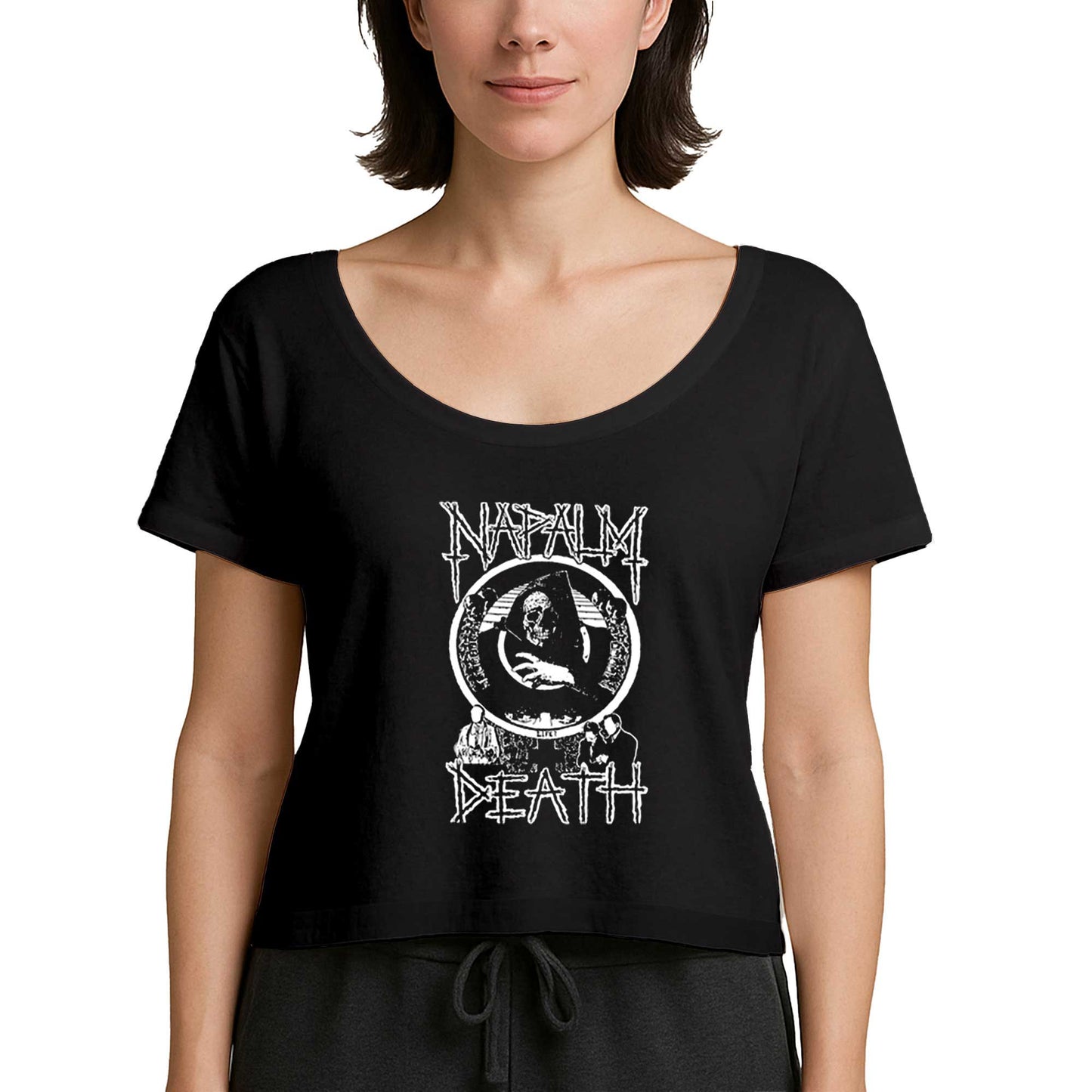 Napalm Death Smear Campaign Siyah Kadın Tişört