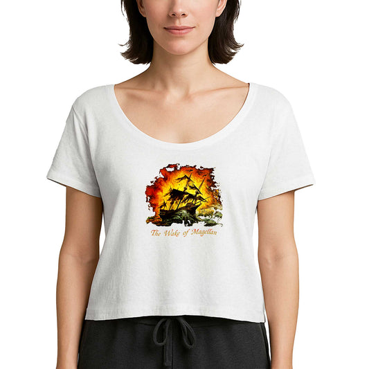 Savatage The Wake of Magellan Beyaz Kadın Tişört