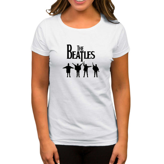 The Beatles Help! Beyaz Kadın Tişört