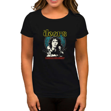 The Doors Live in Concert Siyah Kadın Tişört