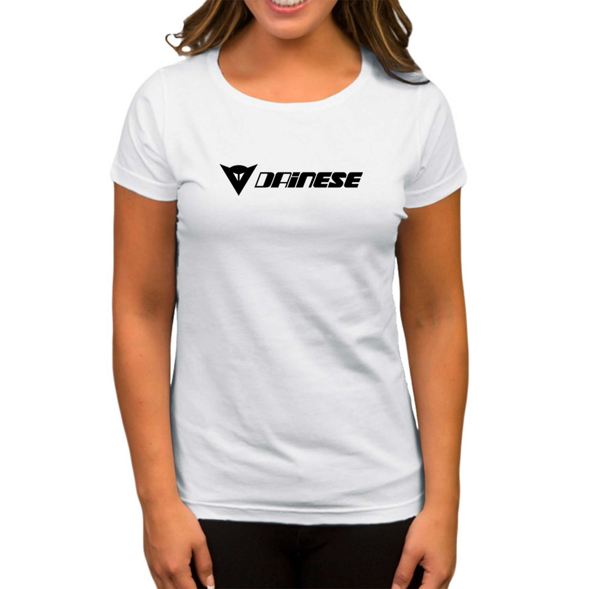 Dainese Logo Beyaz Kadın Tişört