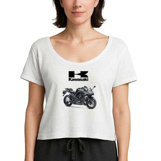 Kawasaki Ninja 1000 Beyaz Kadın Tişört