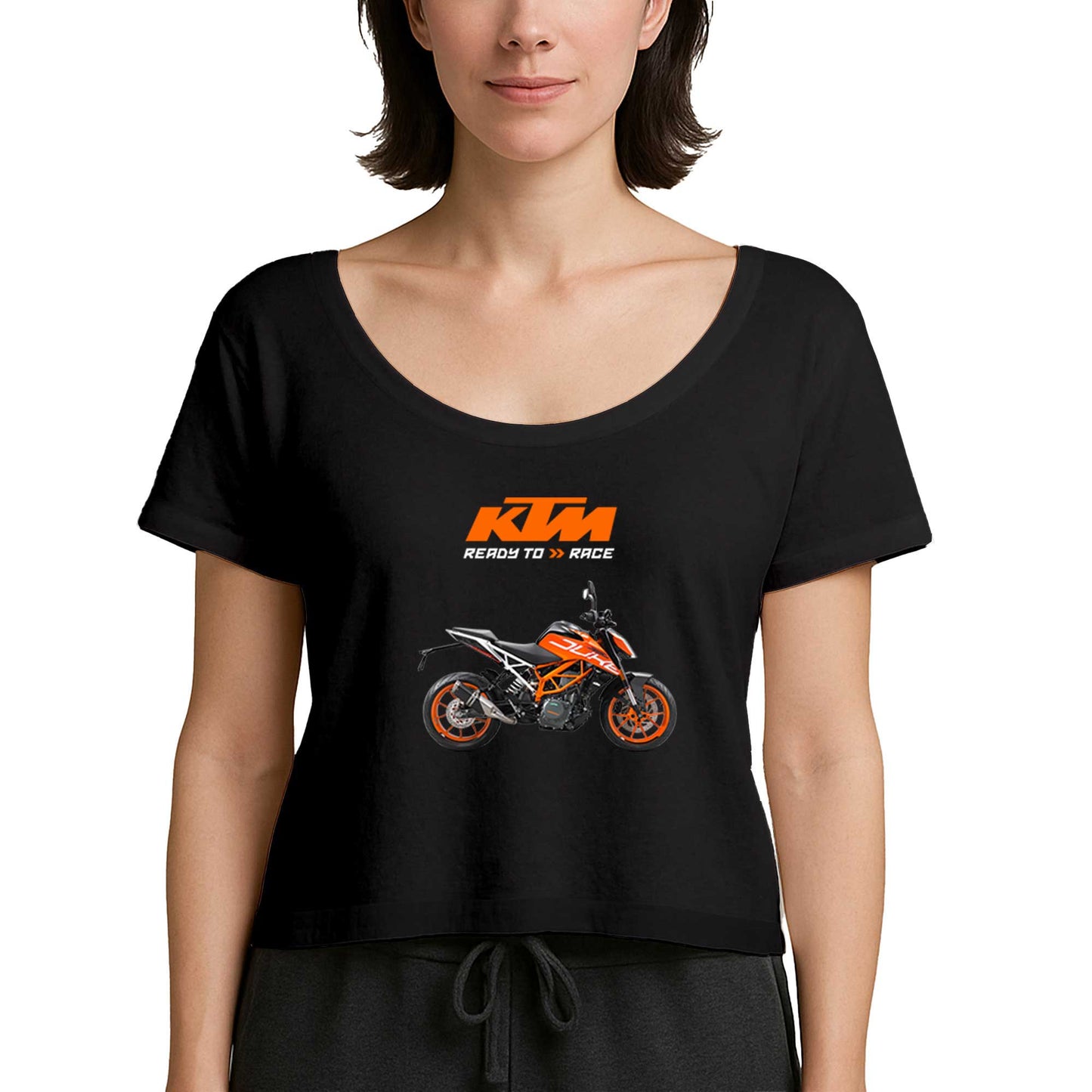 KTM 1290 Super Duke R Siyah Kadın Tişört