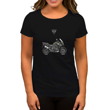 Triumph Tiger Explorer Siyah Kadın Tişört