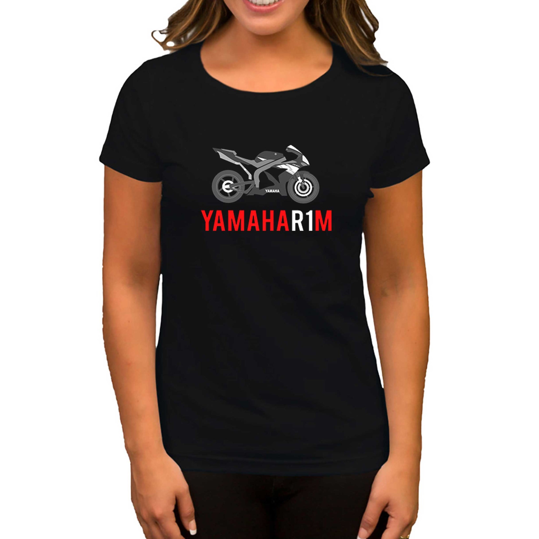 Yamaha R1 Red Siyah Kadın Tişört
