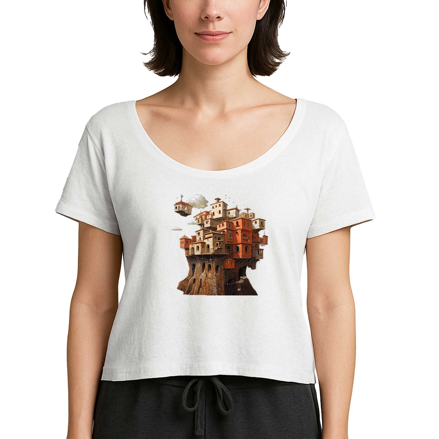 Red Brick House Beyaz Kadın Tişört