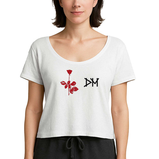 Depeche Mode Rose Beyaz Kadın Tişört