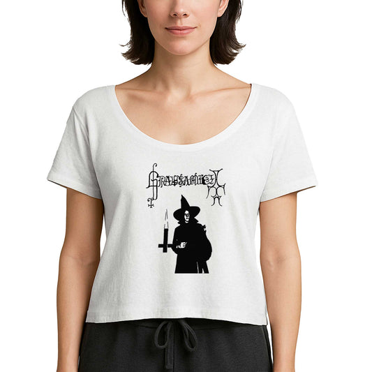 Grausamkeit Satan's Addicktion Beyaz Kadın Tişört