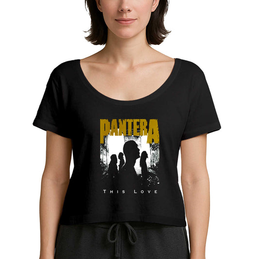 Pantera This Love Siyah Kadın Tişört
