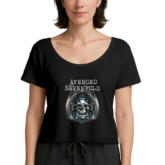 Avenged Sevenfold Nightmare A7X Siyah Kadın Tişört