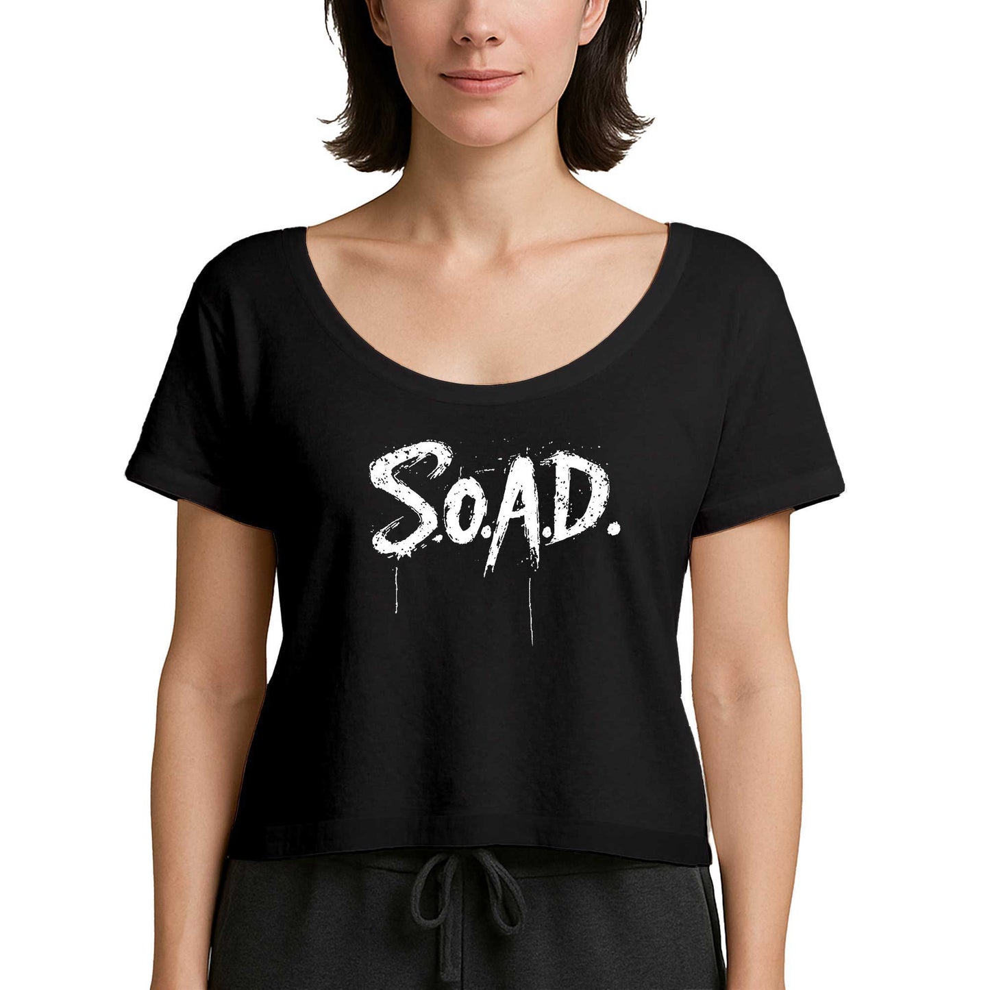 System Of a Down S.O.A.D Siyah Kadın Tişört