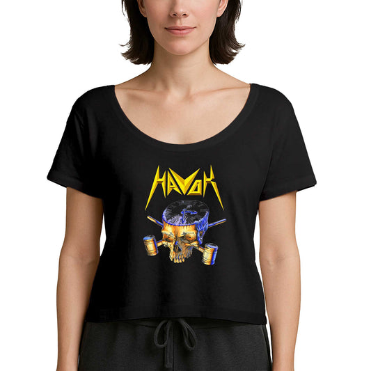 Havok Band Deals Merch Siyah Kadın Tişört