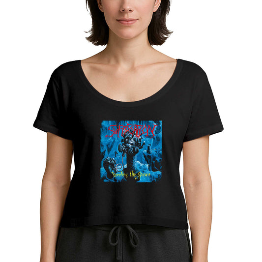 Suffacation Breeding The Spawn Siyah Kadın Tişört