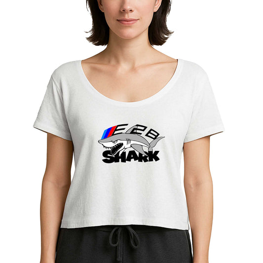 Bmw E28 Shark Beyaz Kadın Tişört