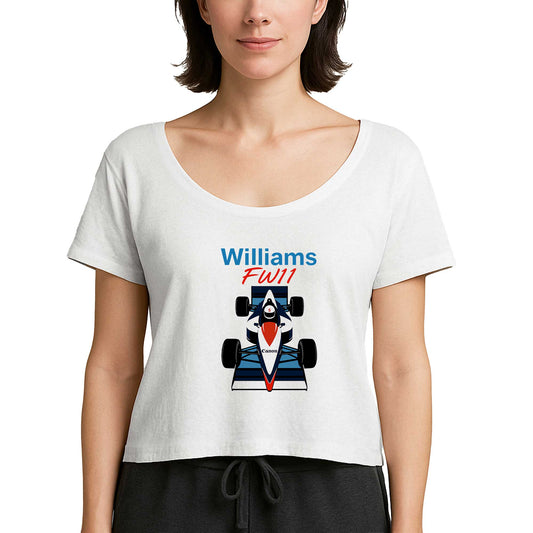 F1 Williams Beyaz Kadın Tişört