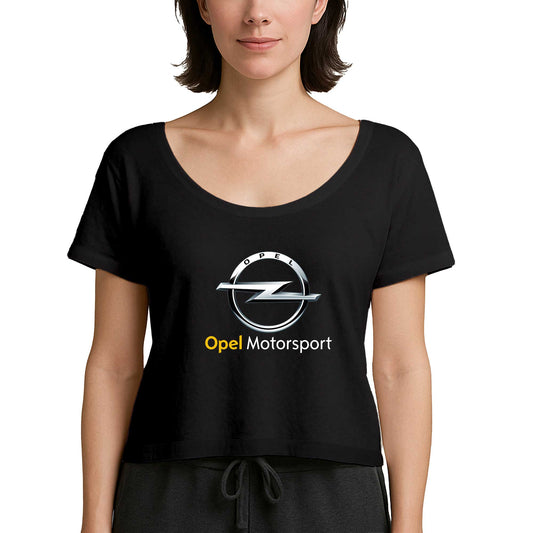 Opel Motorsport Siyah Kadın Tişört