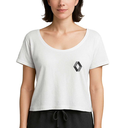 Renault New Logo Beyaz Kadın Tişört