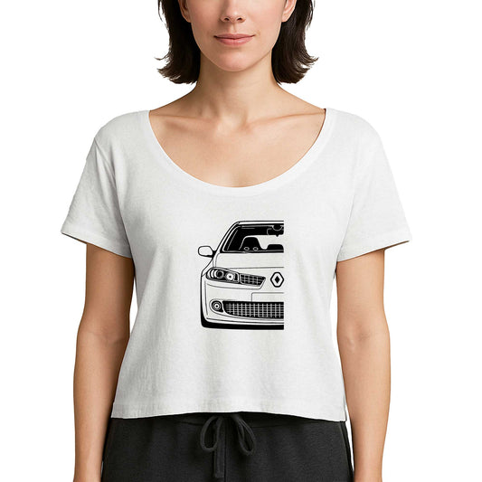 Renault Megane 2 Beyaz Kadın Tişört