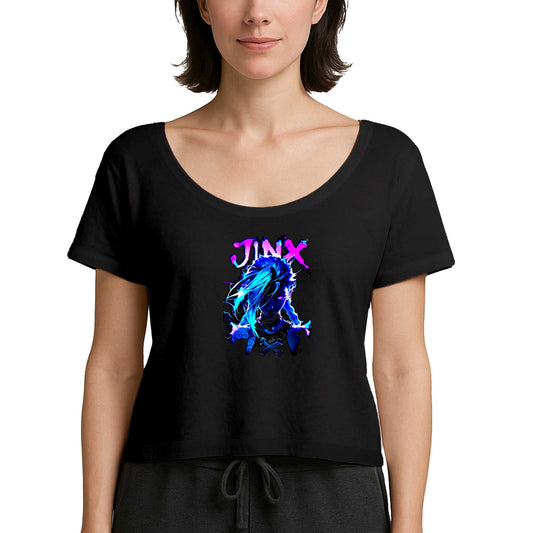 Jinx Siyah Kadın Tişört