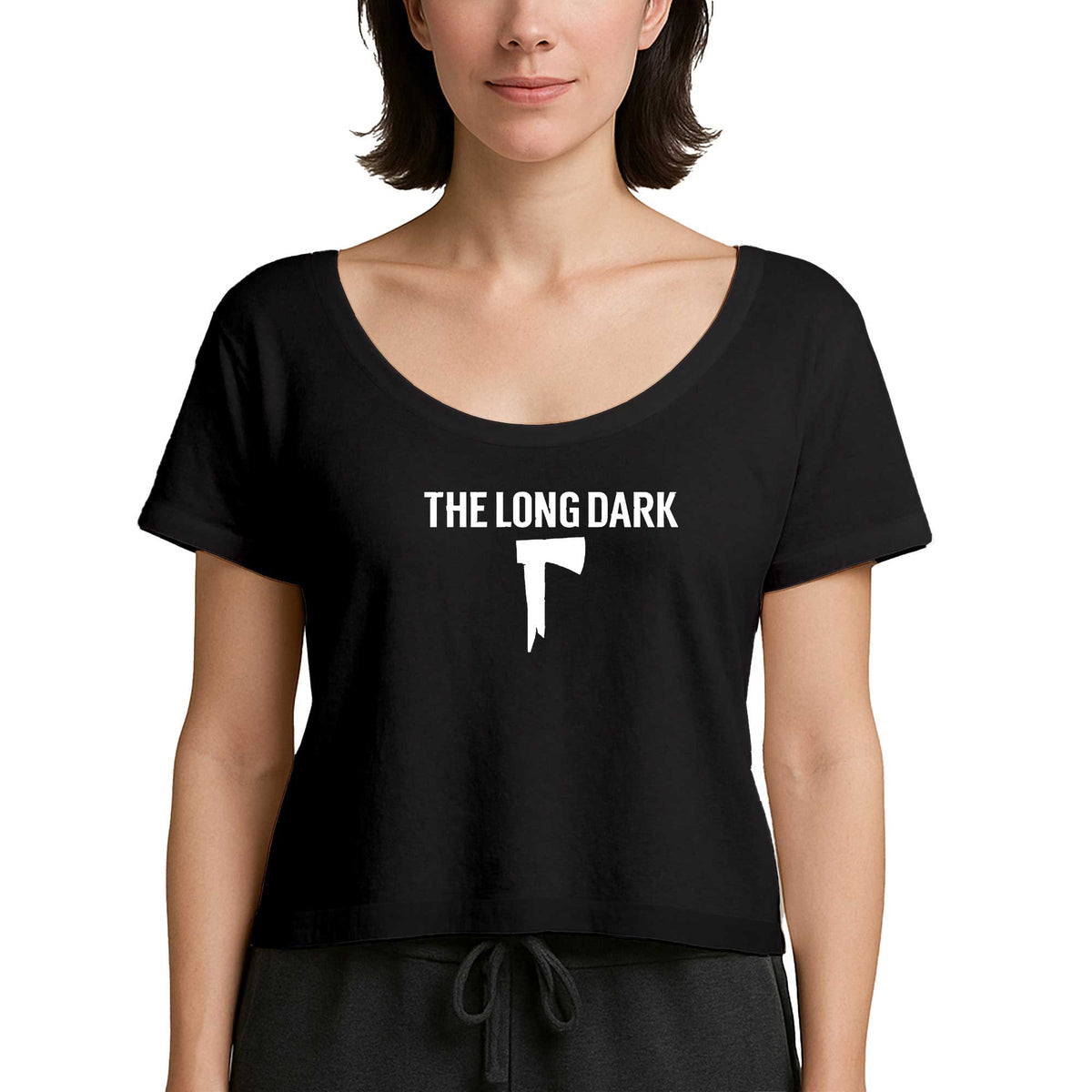 The Long Dark Logo Siyah Kadın Tişört