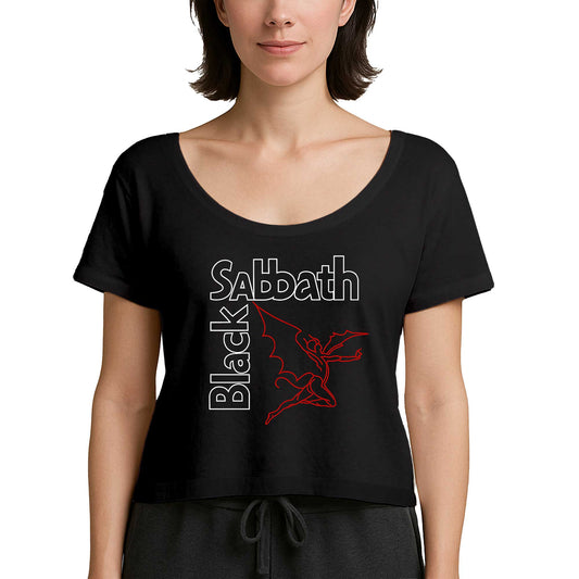 Black Sabbath Grim Reaper Siyah Kadın Tişört