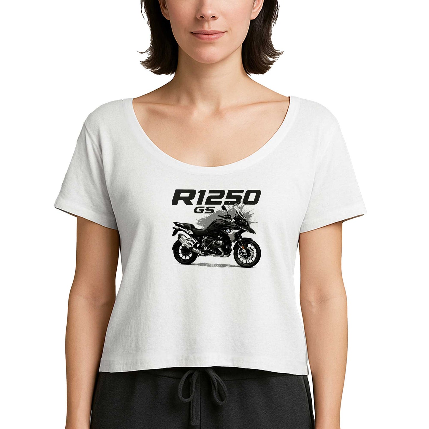 Bmw R1250 GS Beyaz Kadın Tişört