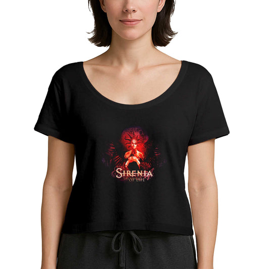 Sirenia The Enigma of Life Siyah Kadın Tişört
