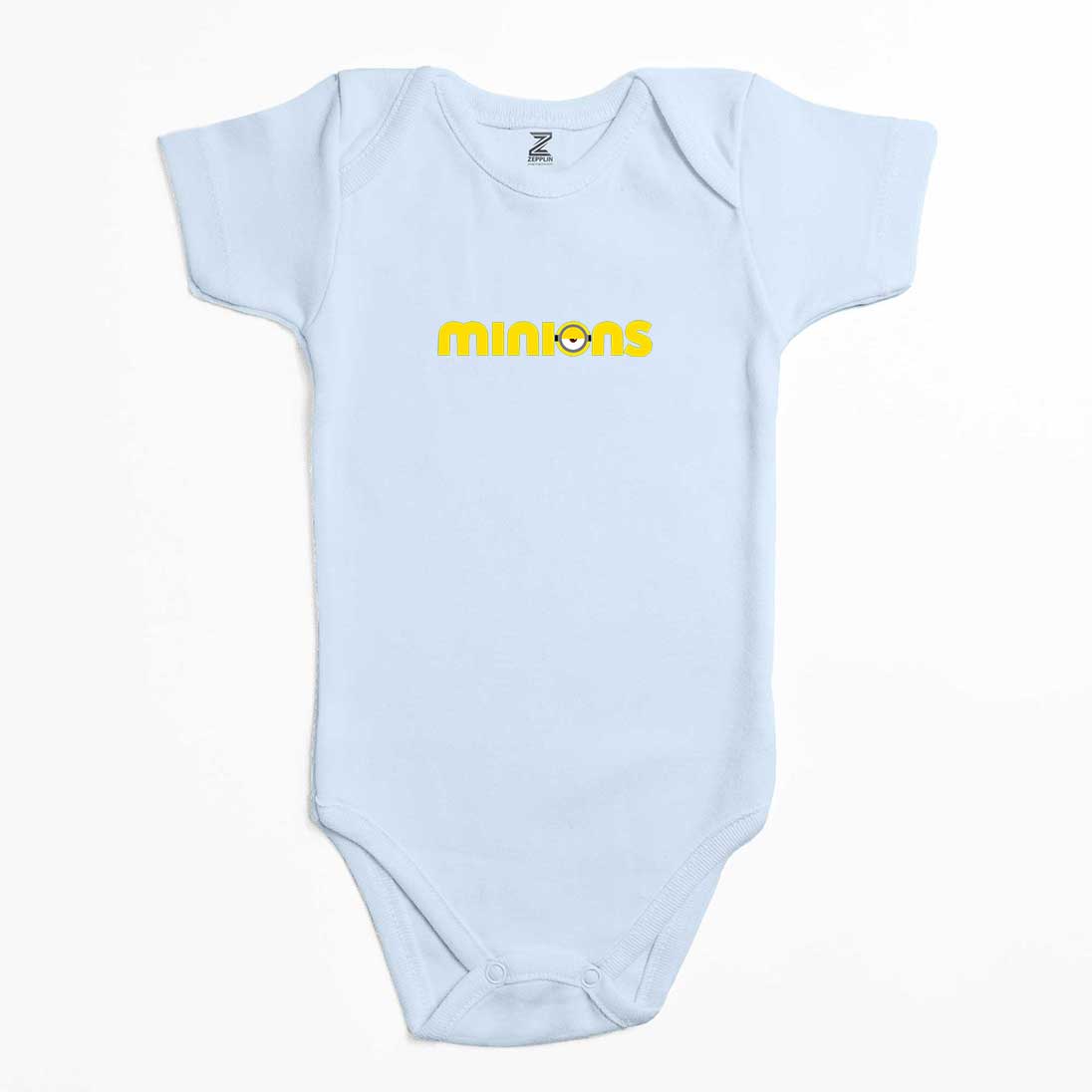 Minions Logo Renkli Bebek Body Zıbın