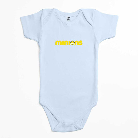 Minions Logo Renkli Bebek Body Zıbın