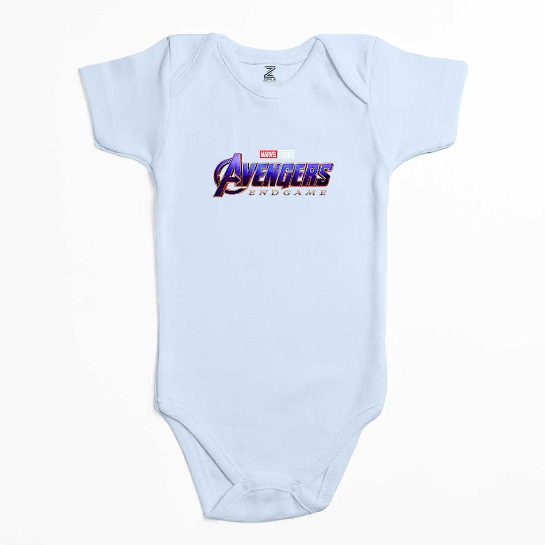 Avengers End Game Logo Renkli Bebek Body Zıbın