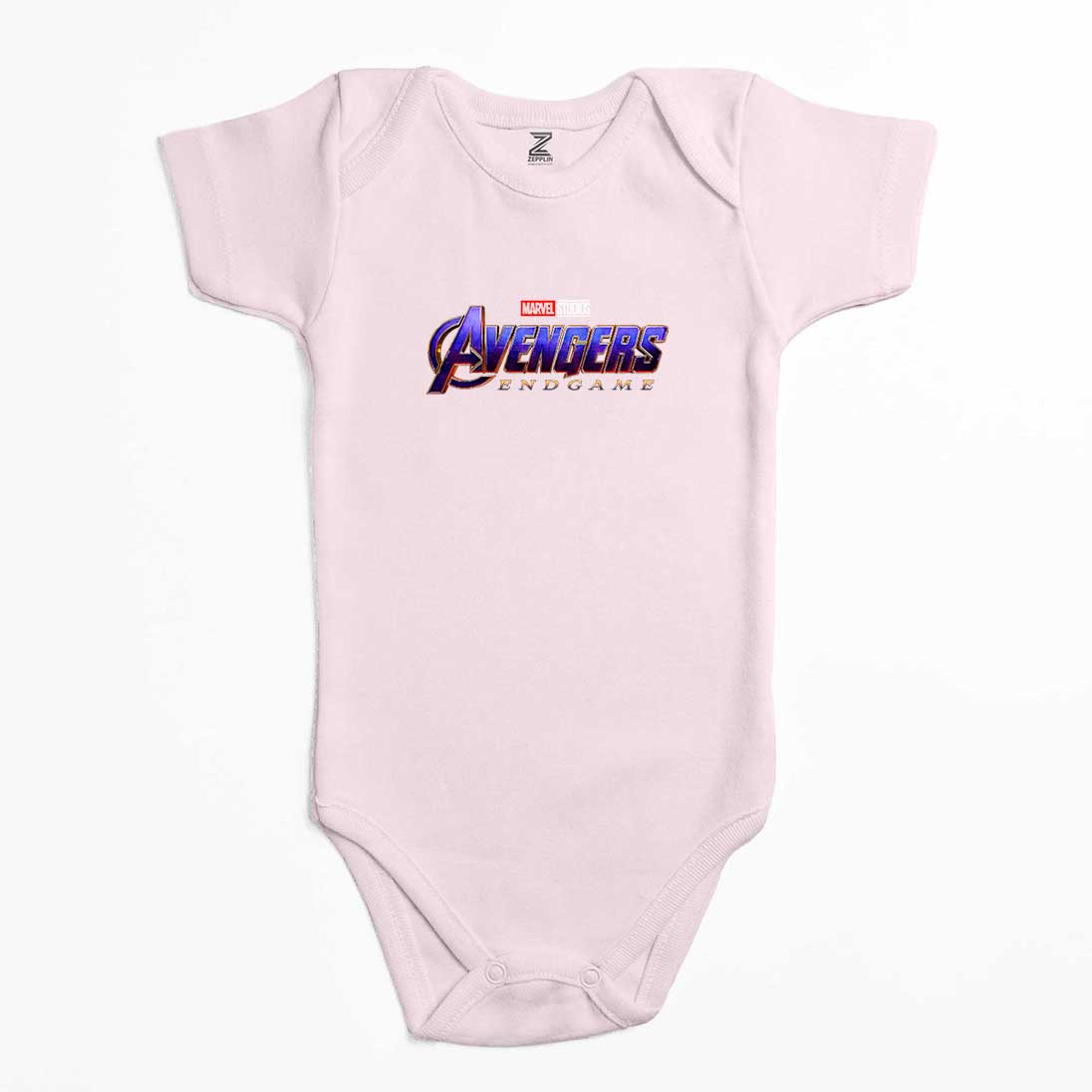 Avengers End Game Logo Renkli Bebek Body Zıbın