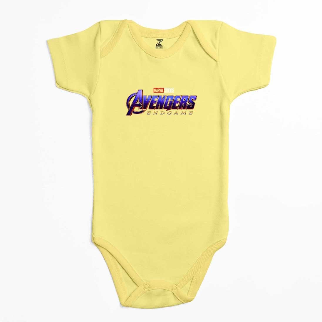 Avengers End Game Logo Renkli Bebek Body Zıbın