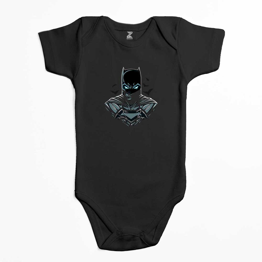 Batman Head Renkli Bebek Body Zıbın