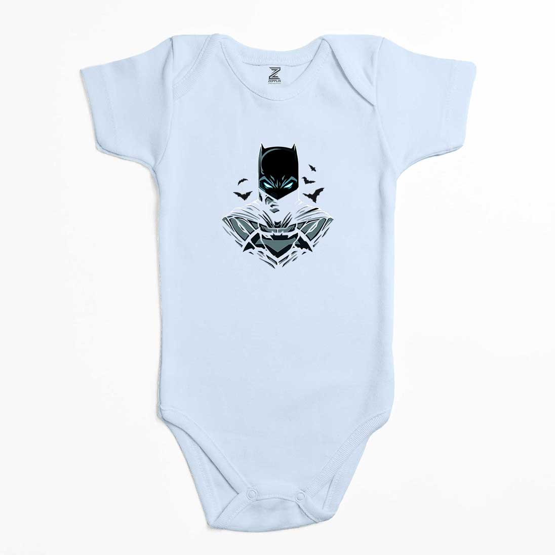 Batman Head Renkli Bebek Body Zıbın