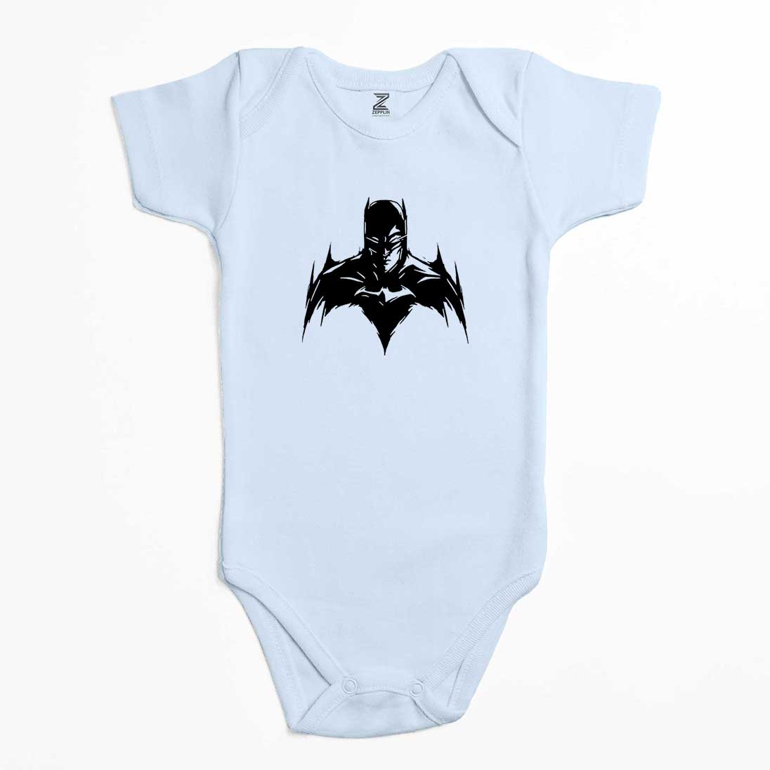 Batman Silluhette Renkli Bebek Body Zıbın