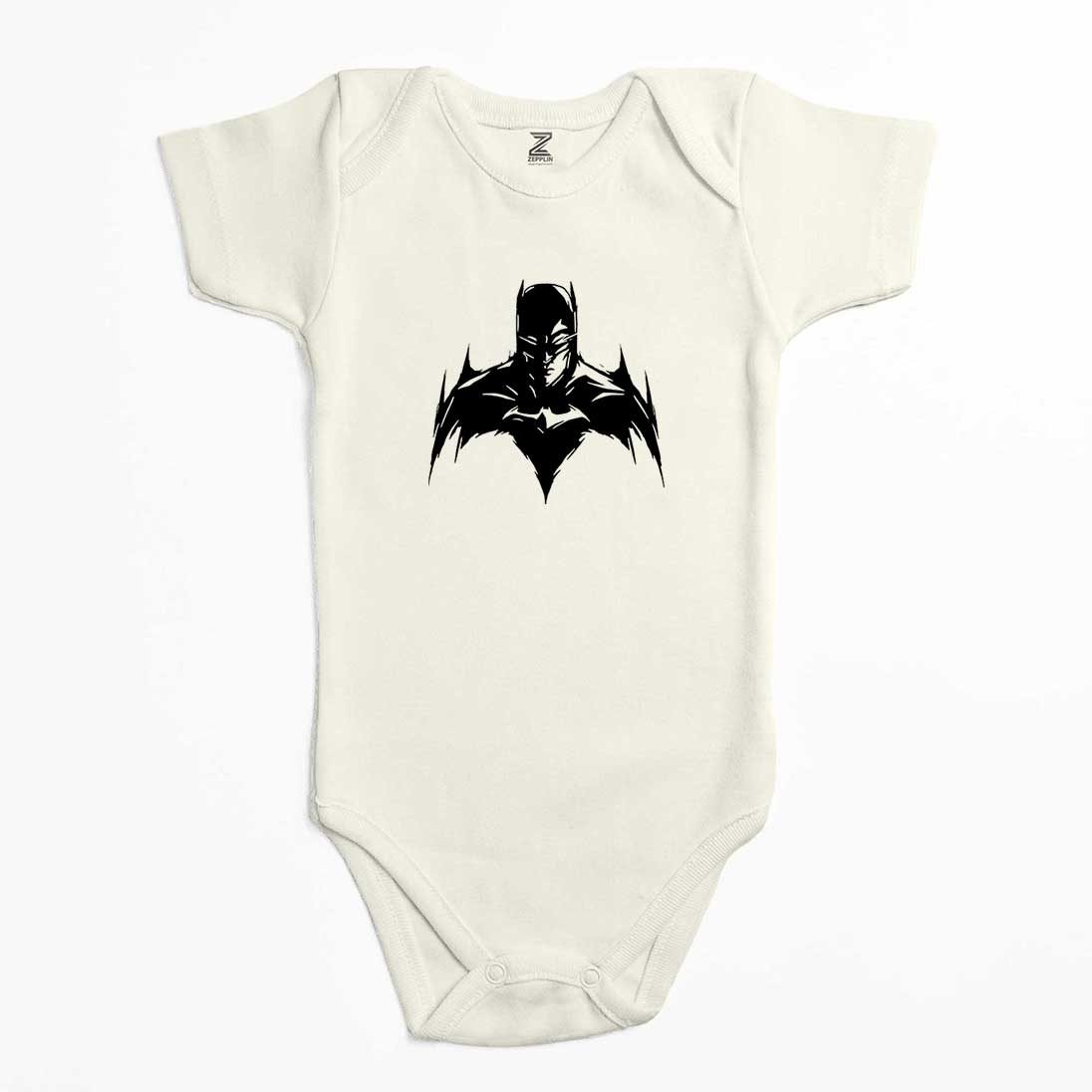 Batman Silluhette Renkli Bebek Body Zıbın