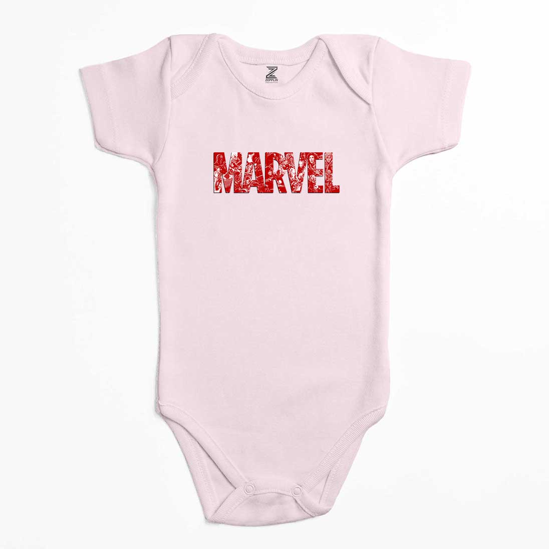 Marvel Heroes in Post 3 Renkli Bebek Body Zıbın
