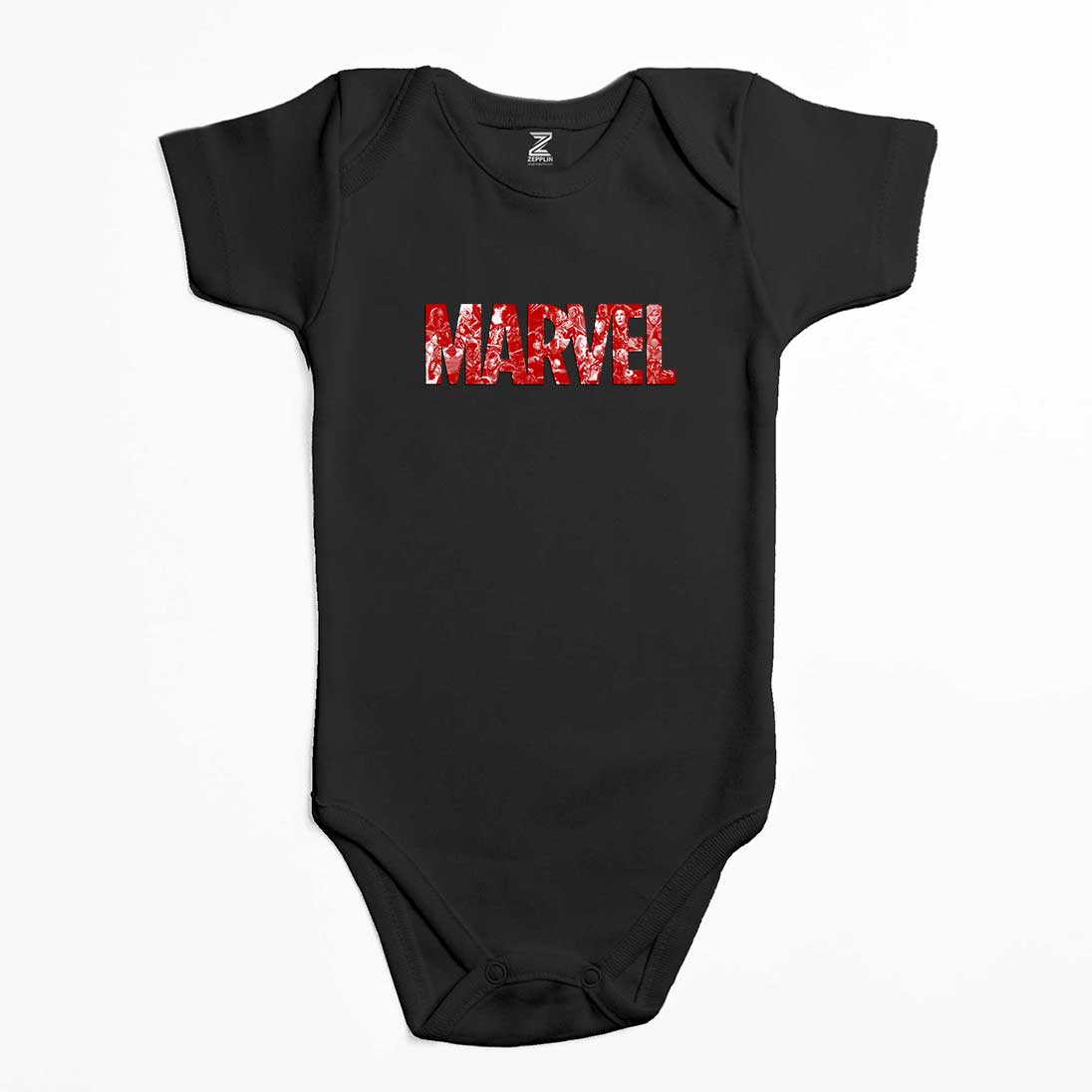 Marvel Heroes in Post 3 Renkli Bebek Body Zıbın