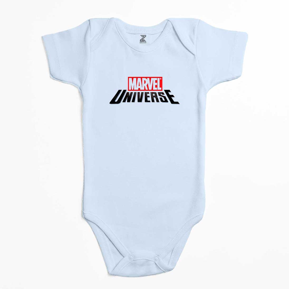 Marvel Universe Logo Renkli Bebek Body Zıbın