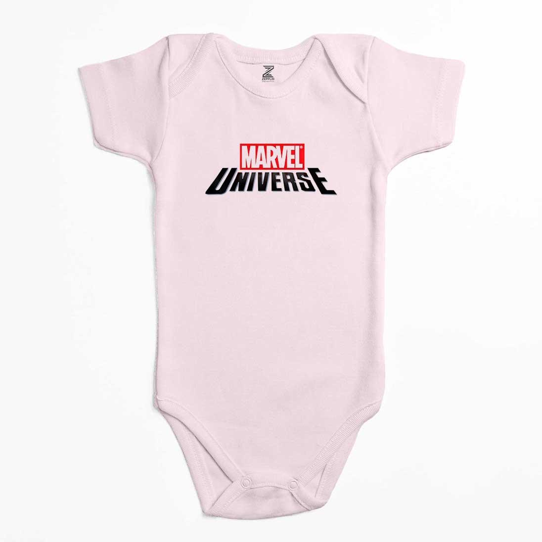 Marvel Universe Logo Renkli Bebek Body Zıbın