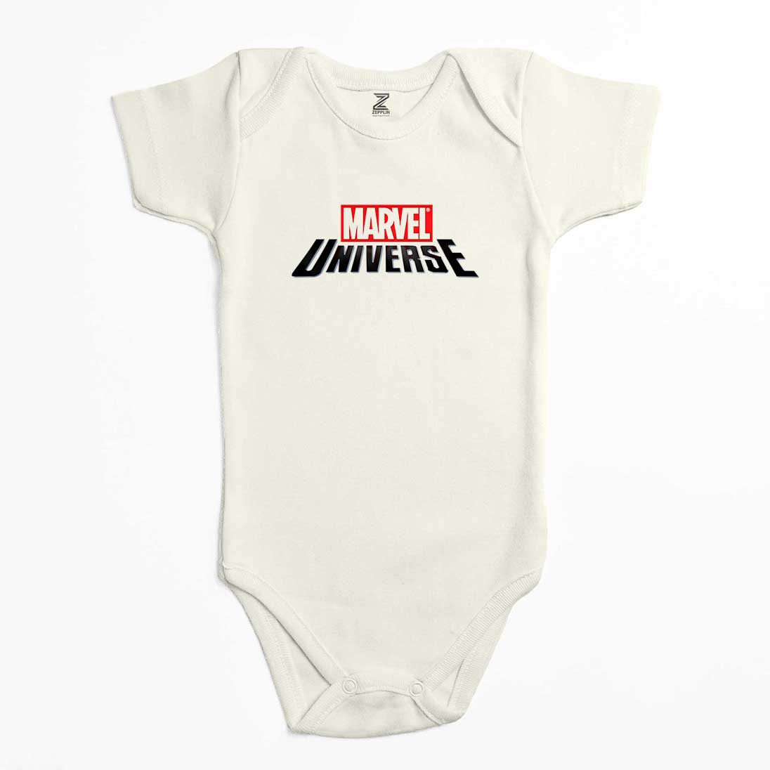 Marvel Universe Logo Renkli Bebek Body Zıbın