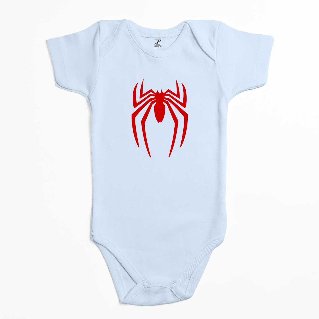 Spiderman Logo Renkli Bebek Body Zıbın