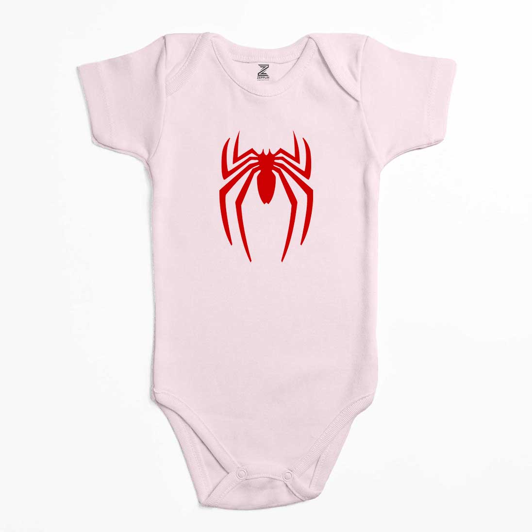 Spiderman Logo Renkli Bebek Body Zıbın