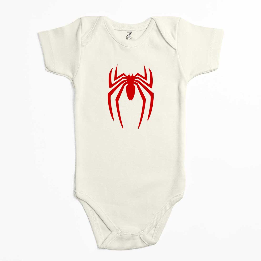 Spiderman Logo Renkli Bebek Body Zıbın