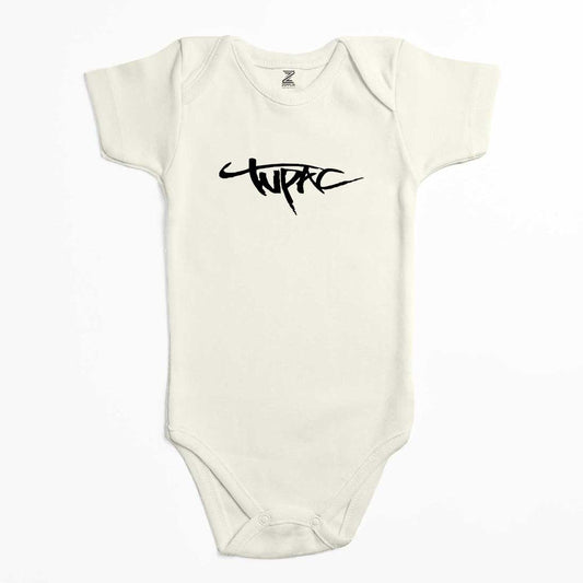 Tupac Logo 2 Renkli Bebek Body Zıbın