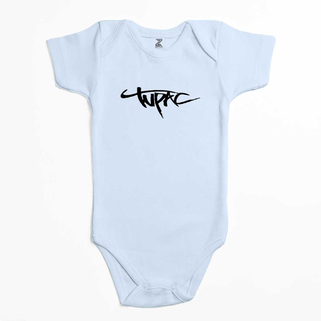 Tupac Logo 2 Renkli Bebek Body Zıbın