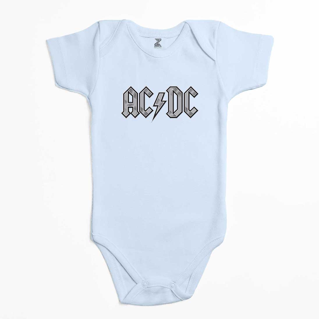 Ac Dc Logo Classic Renkli Bebek Body Zıbın