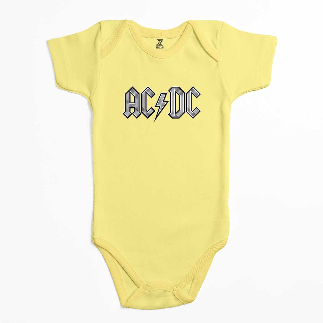 Ac Dc Logo Classic Renkli Bebek Body Zıbın