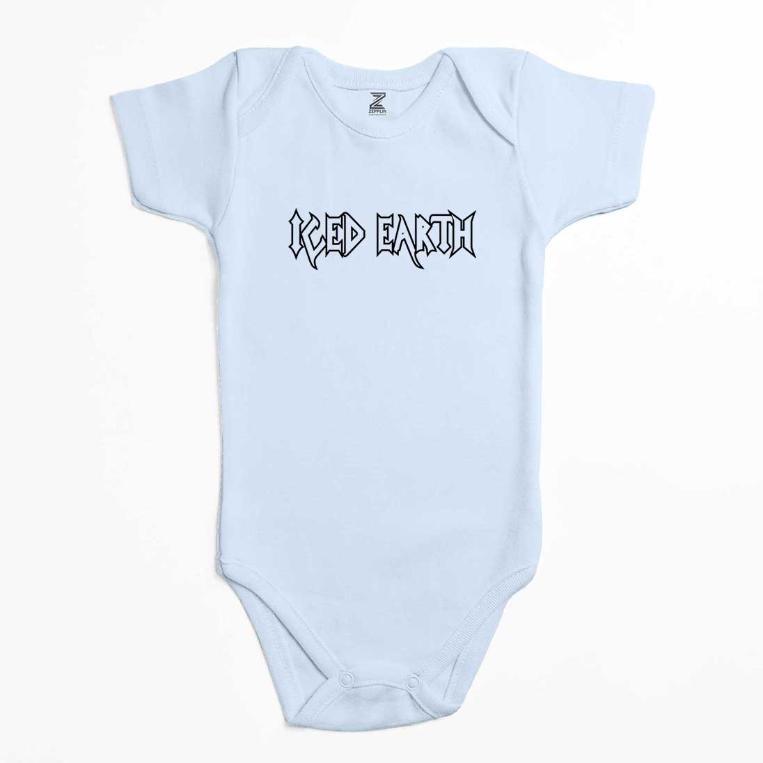 Iced Earth Logo 2 Renkli Bebek Body Zıbın